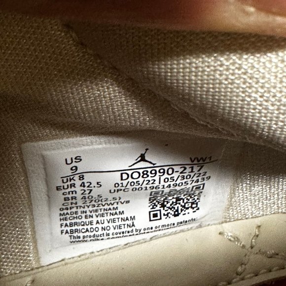 Jordan Mens Beige Zion 2 DO8990-217 Lace Up Athletic Basketball Shoes Sz 12 13 9 main image 6